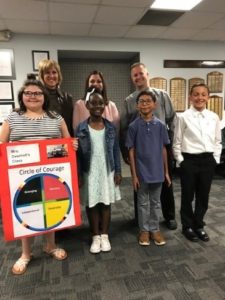 swis class displaying circle of courage