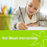 one minute interventions "